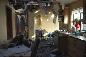 Fire Insurance Claim Case Study - Kitchen damaged by fire