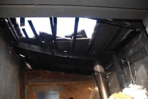 Fire Claim - A family home in Dublin damaged by fire