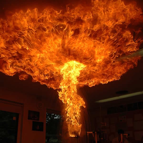 Chip pan fire