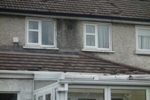  Lightning damage claim Dublin - damaged roof 2