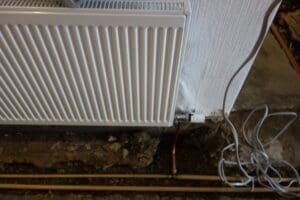 Underground pipe leak