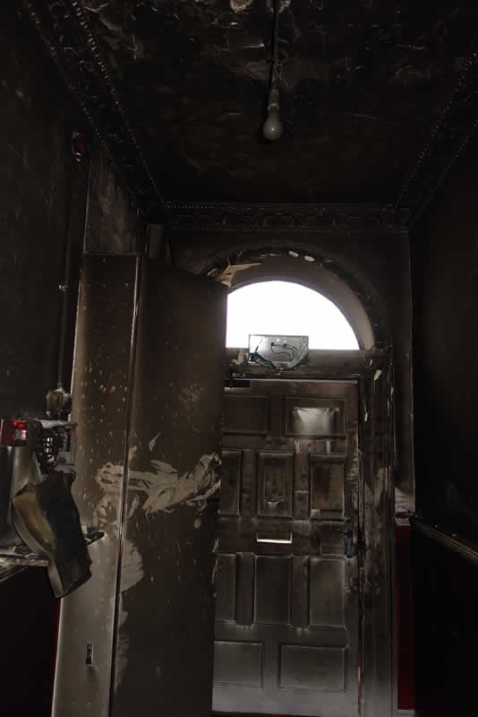 Apartment fire