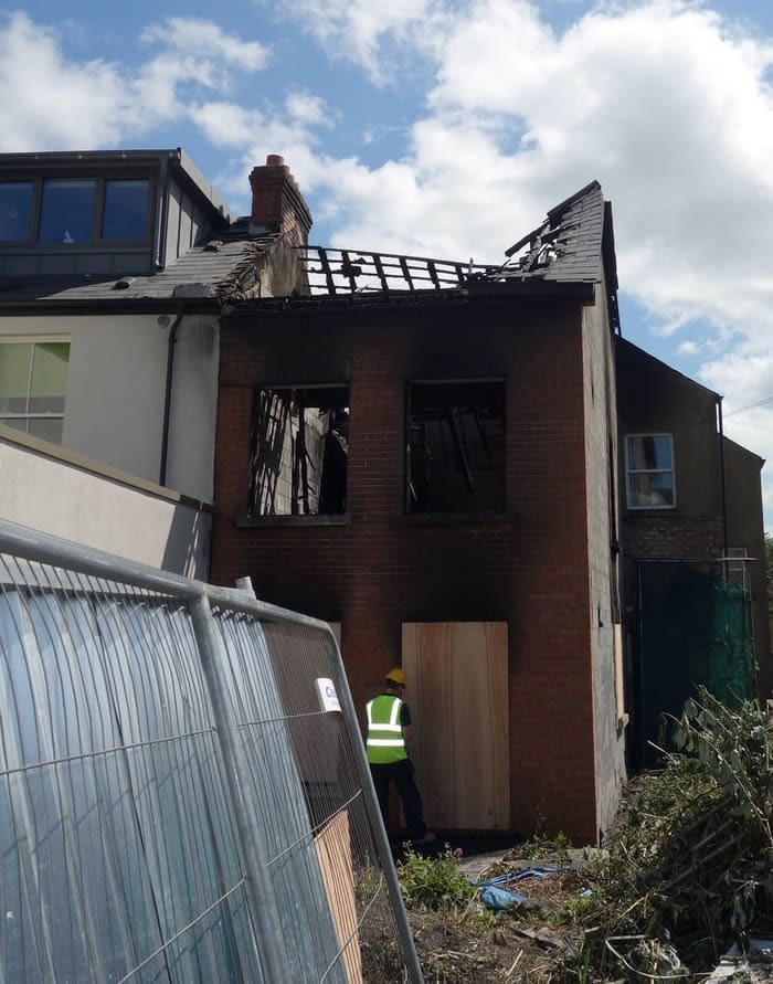 House Fire South Dublin - Full Demolition & Rebuild 7 House fire South Dublin 6