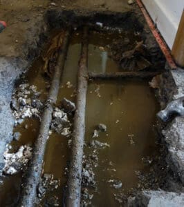 Pipe Leak water damage North Dublin