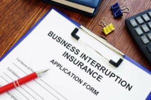 Business interuption claim form