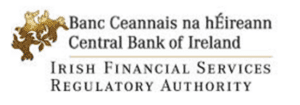 Central Bank of Ireland logo alongside the Irish Financial Services Regulatory Authority name, used as a regulatory badge on Insurance Claim Solutions pages.