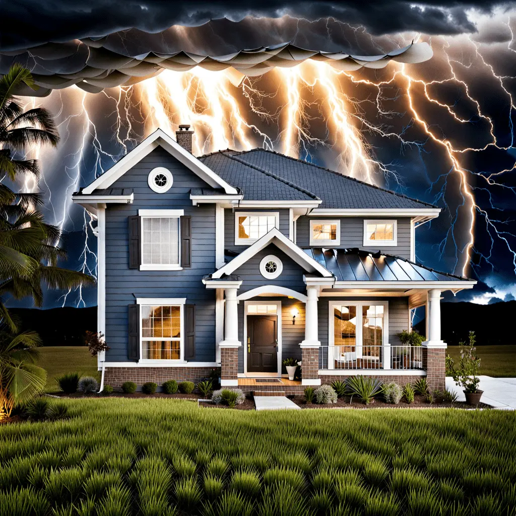 do i need a loss assesor image of storm damage by lightning