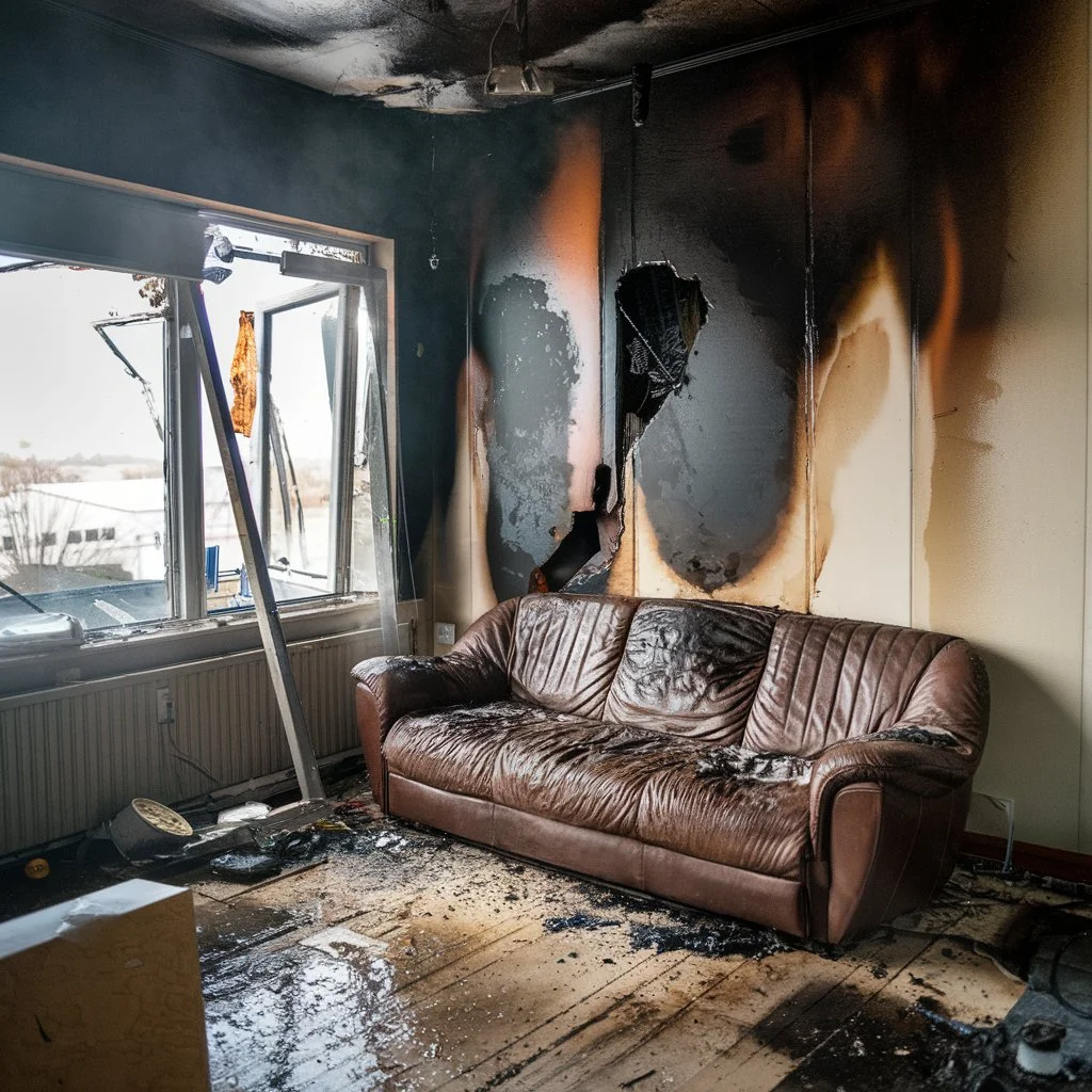 example of a smoke damaged property in dublin for blog Can I Claim on Insurance for Smoke Damage?