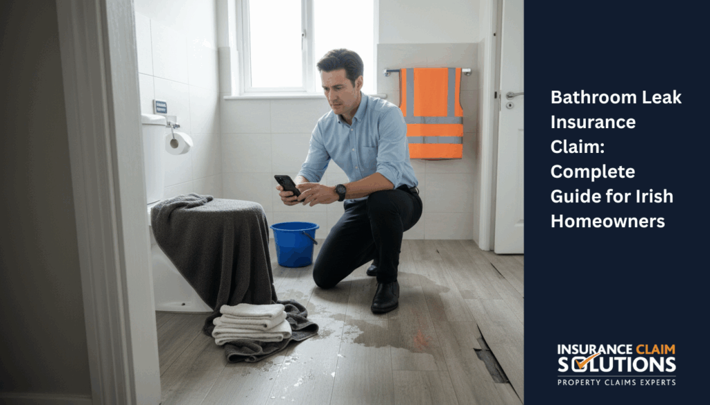 Bathroom Leak Insurance Claim Complete Guide for Irish Homeowners