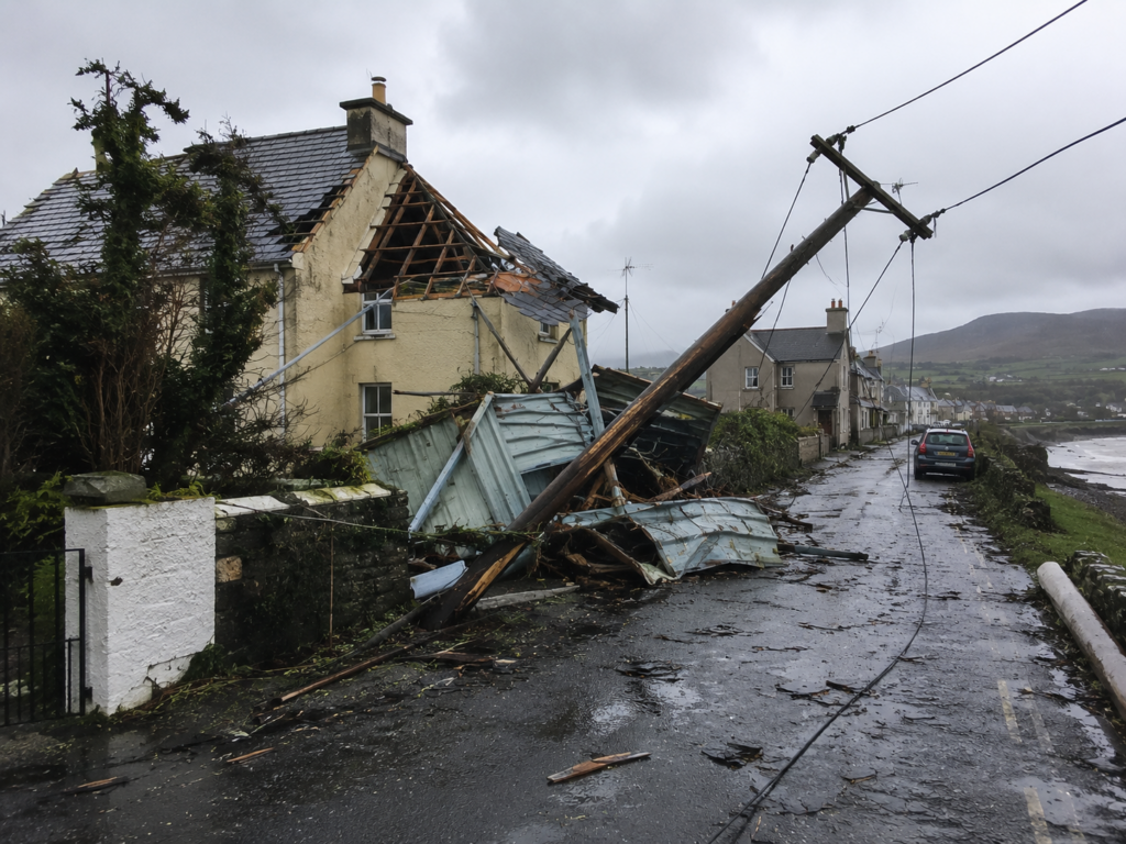 Storm damage 